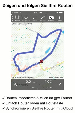 Topo GPS Belgium screenshot 3