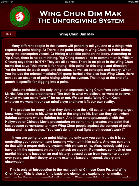 Wing Chun Dim Mak