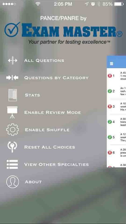 PANCE/PANRE Practice Exam v1 by Exam Master