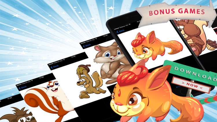 The Squirrel Run! Collect Nuts Game Fun For Kids