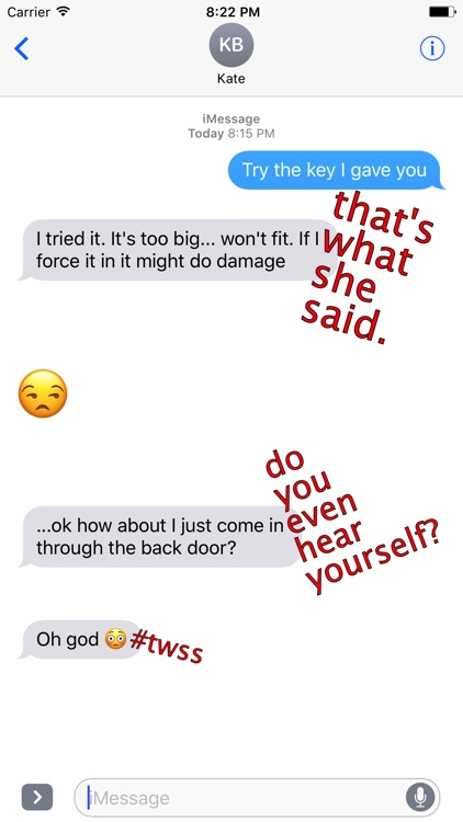 that's what she said.