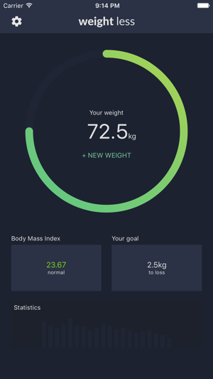 Weight Less -  Track Weight & BMI, Weight Scale(圖1)-速報App