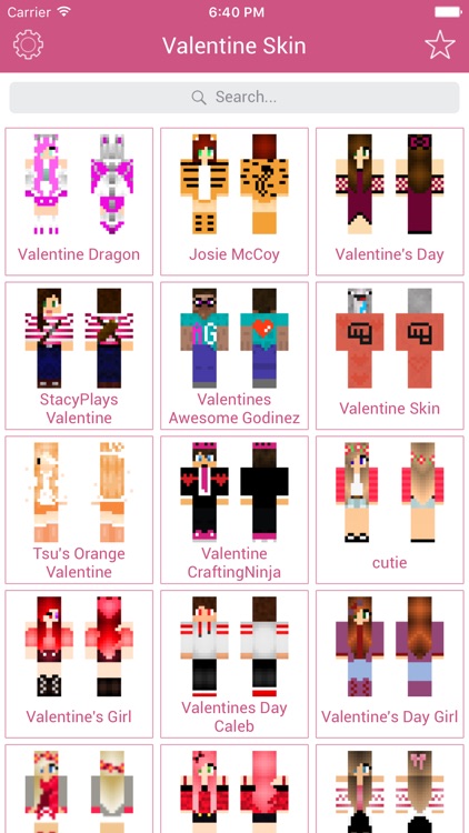 Valentine Skins for Minecraft Pocket Edition