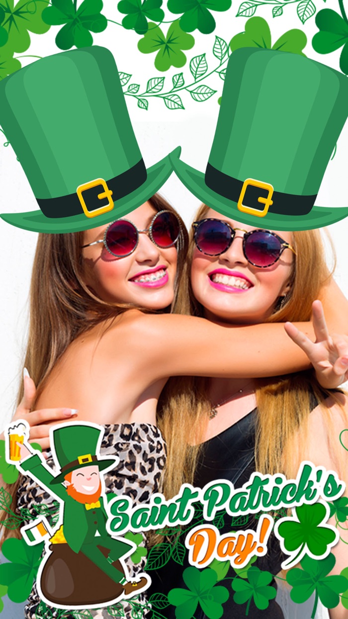 St. Patricks Day photo editor – Frames  stickers