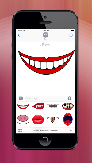 Lips, Mouths, Kisses & Smiles Stickers