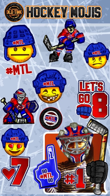 Old Time Hockey Mojis - #MTL