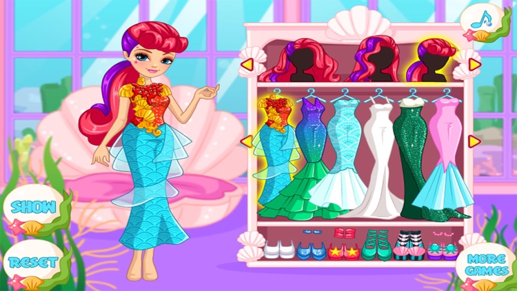 princess mermaids - free games for girls