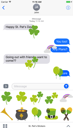 St. Patrick's Irish Stickers(圖1)-速報App