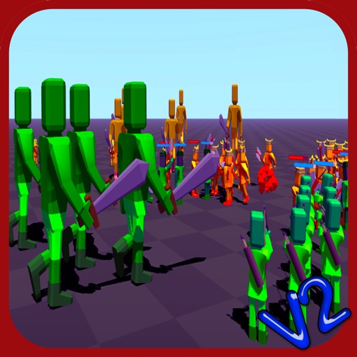 Doodle Fight Crazy War V2 Battle Simulator free iOS App