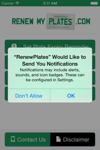 Renew My Plates screenshot 2