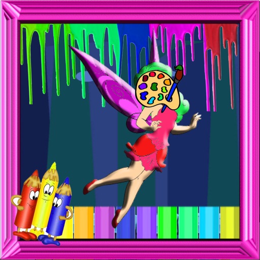 Paint Page Game Pirate Fairy Version iOS App