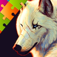 Activities of Wolf Jigsaw Puzzles, Drag and Drop Puzzle for Kids