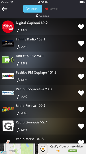 Radios de Chile:  Emisoras de Radio Chil