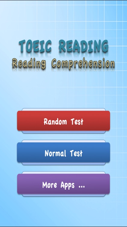 TOEIC Reading Test (Reading Comprehension)