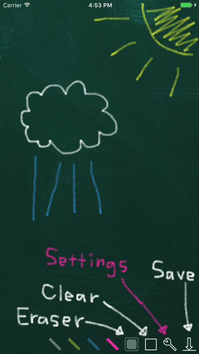 How to cancel & delete Draw on a Chalkboard from iphone & ipad 2