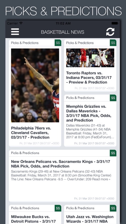 Live Basketball News & Predictions
