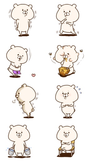 Funny Bear Stickers(圖1)-速報App