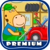 Kids Car Wash Garage. Premium
