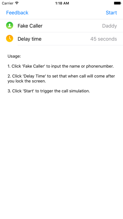 How to cancel & delete FakeCall - simulate system phone call from iphone & ipad 1