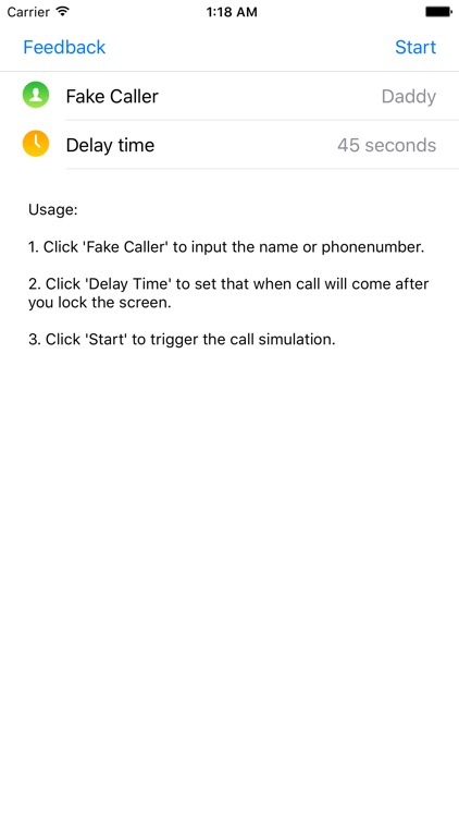 FakeCall - simulate system phone call