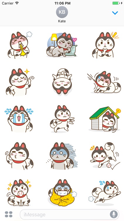 Nemo The Funny Naughty Cat Sticker