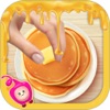 子供のためのパンケーキ料理朝食