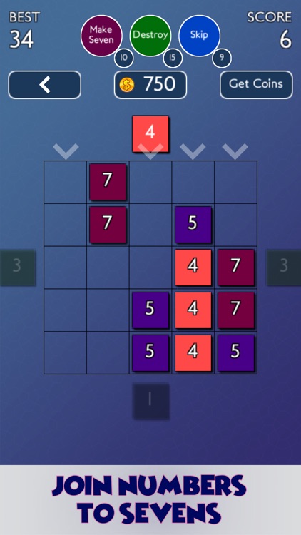 Three Sevens Logic Brain Teaser Classic Puzzle screenshot-3