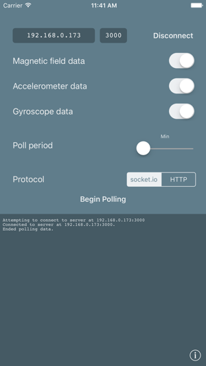 Sensor Logger - Stream sensor data to yo