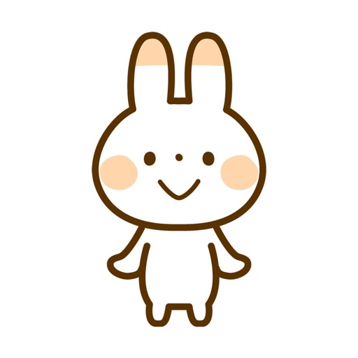 Punipuni rabbit sticker