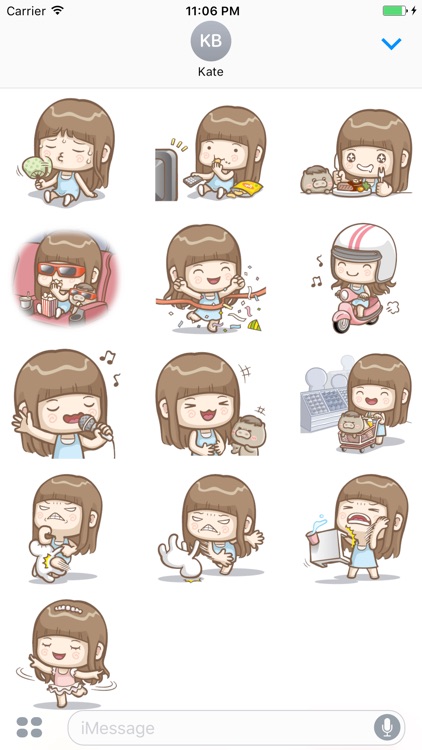 Animated AYA Cutie Stickers 3