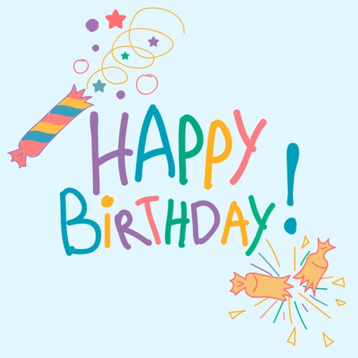 A Very Happy Birthday Animated Sticker