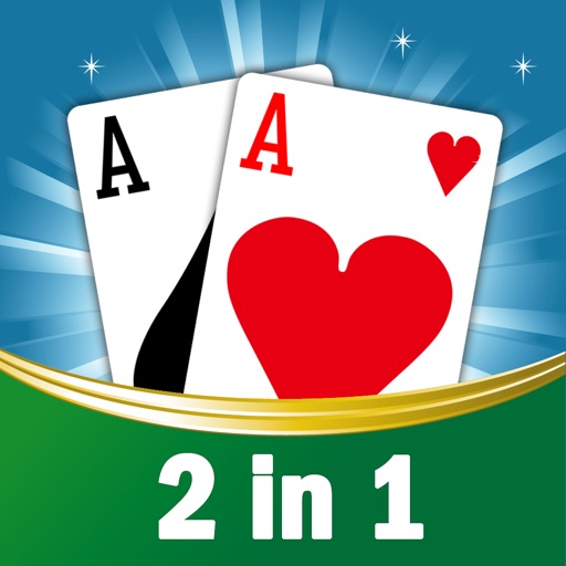 2 in 1 New for FreeCell, game, leisure solitaire