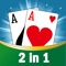 With a brand new game design, brand new game engine and brand new dazzling game effects, 2 in 1 New for Solitaire is deserved to be one of the most popular card games from pole to pole