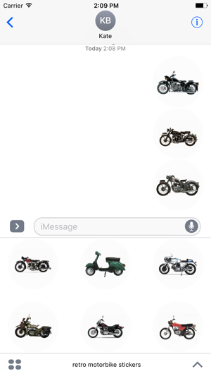 Retro Motorbike Stickers(圖2)-速報App