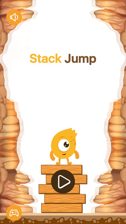 Stack jump over the blocks