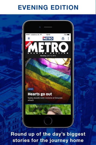 Metro: World and UK news app screenshot 2