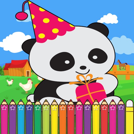 Panda Cute Coloring Games for kids Second Edition Icon