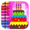 Shop Cake Game Kids Coloring Page Version