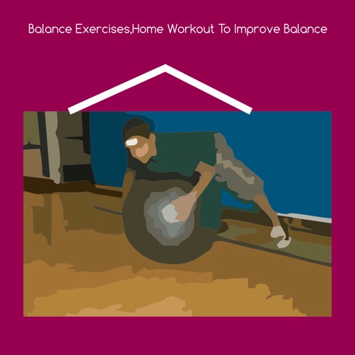 Balance exercises home workout to improve balance icon