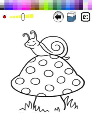 Mini Snail Drawing Game - Paint screenshot 2