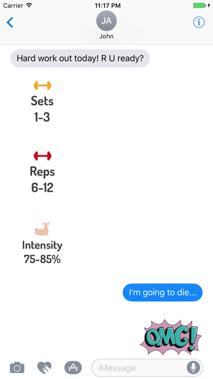 Body Building Fitness & Gym Stickers screenshot-4