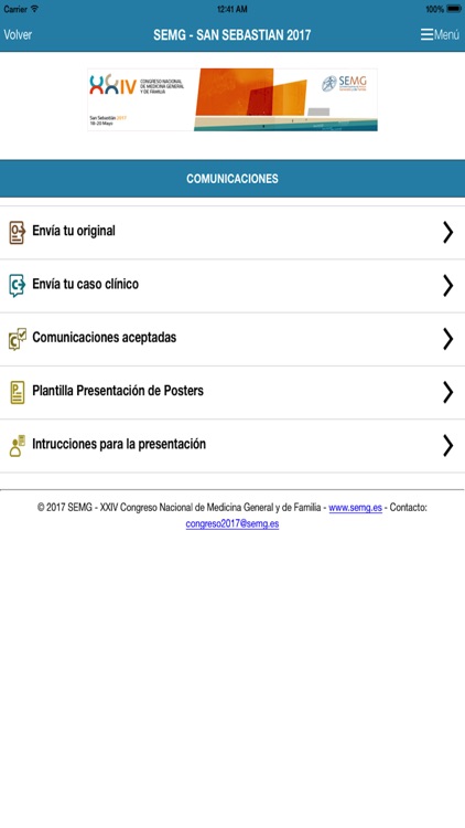 SEMG: XXIV Congreso Nacional de Medicina General screenshot-3