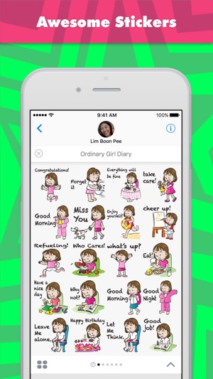 Ordinary Girl Diary stickers by wenpei(圖1)-速報App