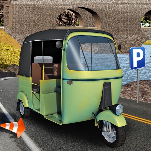 Tuk Tuk Rikshaw Transporter 3d Parking iOS App