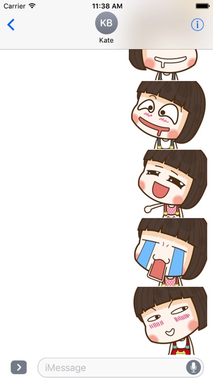 Hana Cute Girl Emoji