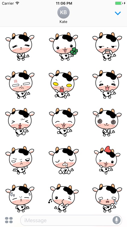 The Cutie Dairy Cow Expression