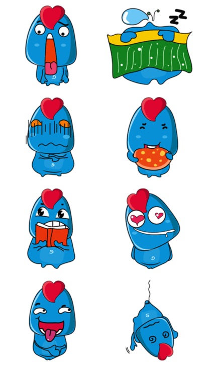 Blue Stickers screenshot-4