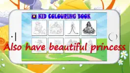 Game screenshot dinosaur and princess colouring book for kids hack