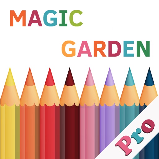 Magic Garden Pro:A Colory Book for Adults and kids iOS App