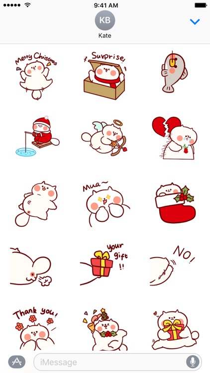 Wavelet: Merry Christmas − NHH Stickers
